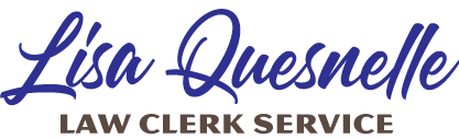 Lisa Quesnelle – Law Clerk Service